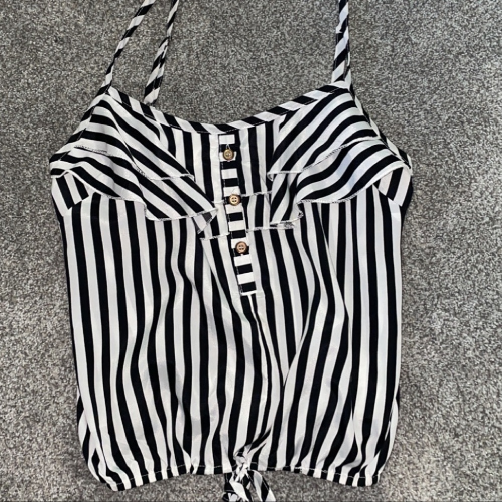 Charlotte Russe striped tank top